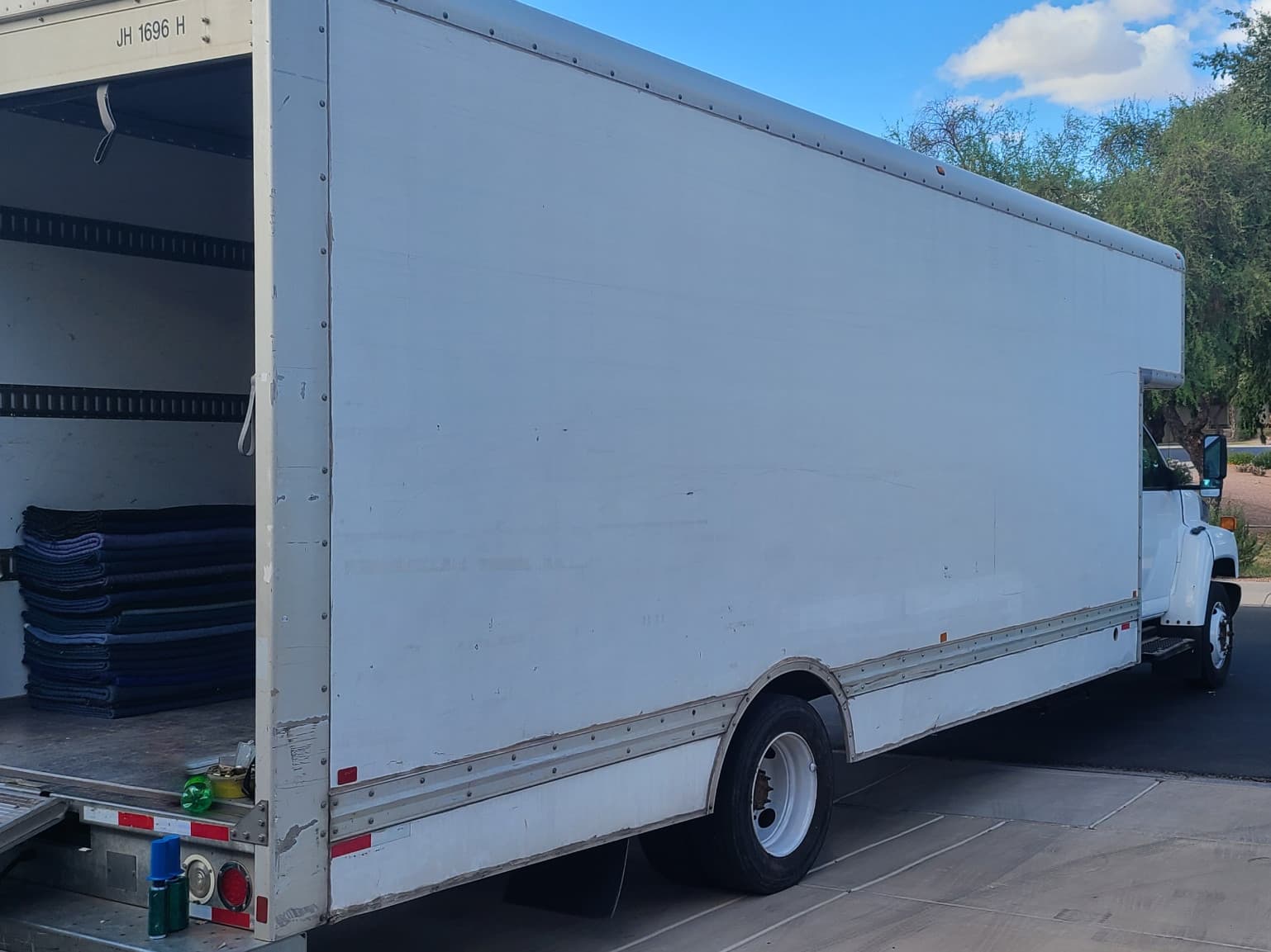 A moving truck